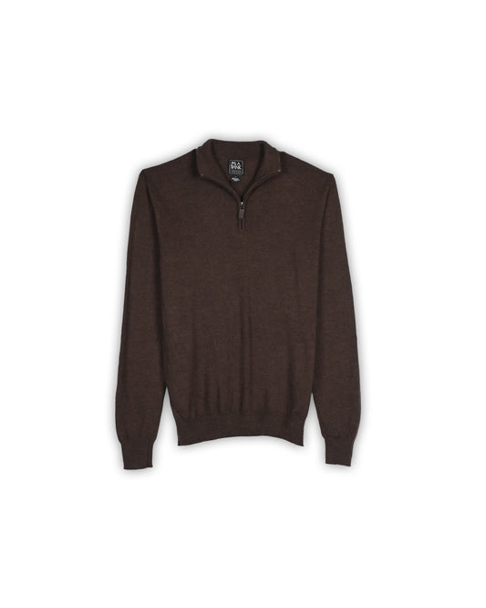 JOS.A.BANK QUARTER-ZIP KNIT - L