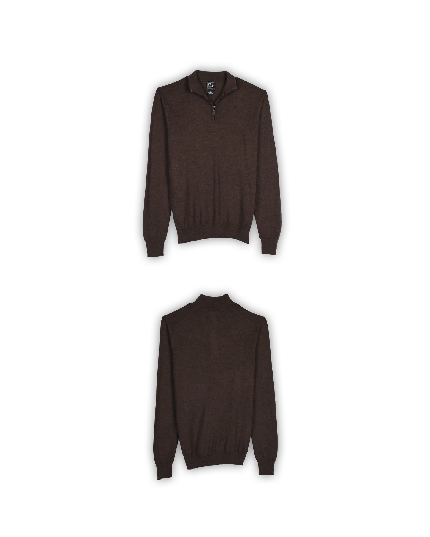 JOS.A.BANK QUARTER-ZIP KNIT - L