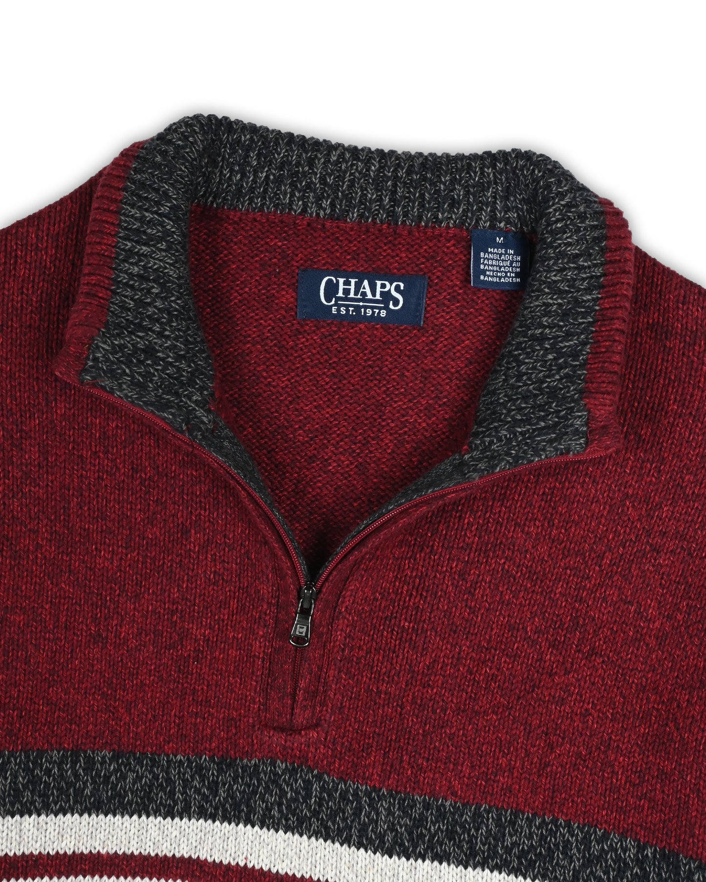 CHAPS SWEATER - M