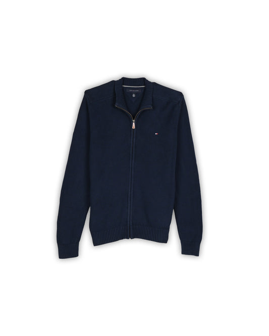 TOMMY HILFIGER ZIPPER SWEATER - M