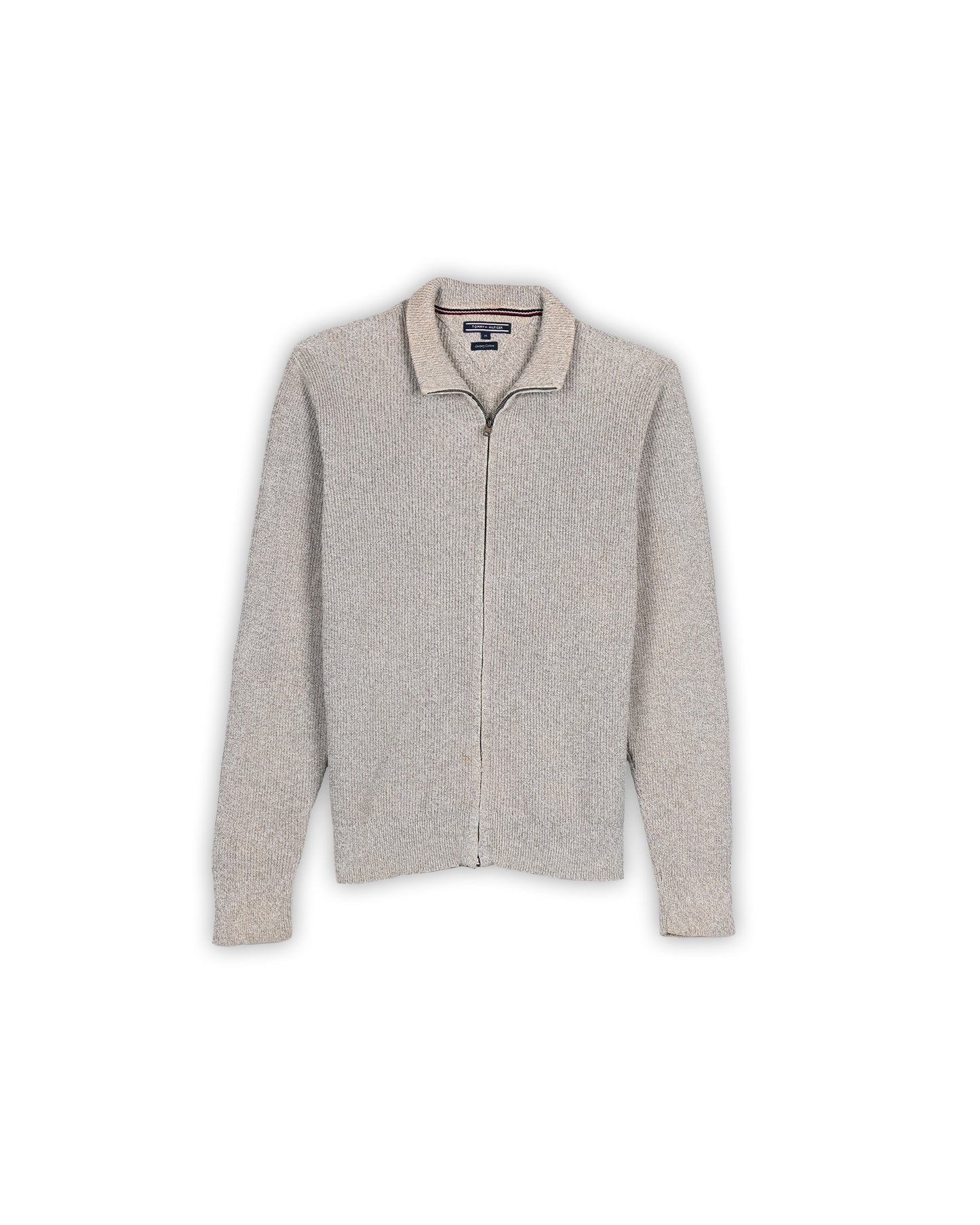 TOMMY HILFIGER ZIPPER SWEATER - M