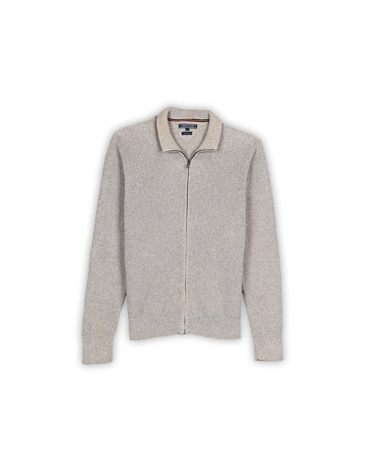 TOMMY HILFIGER ZIPPER SWEATER - M