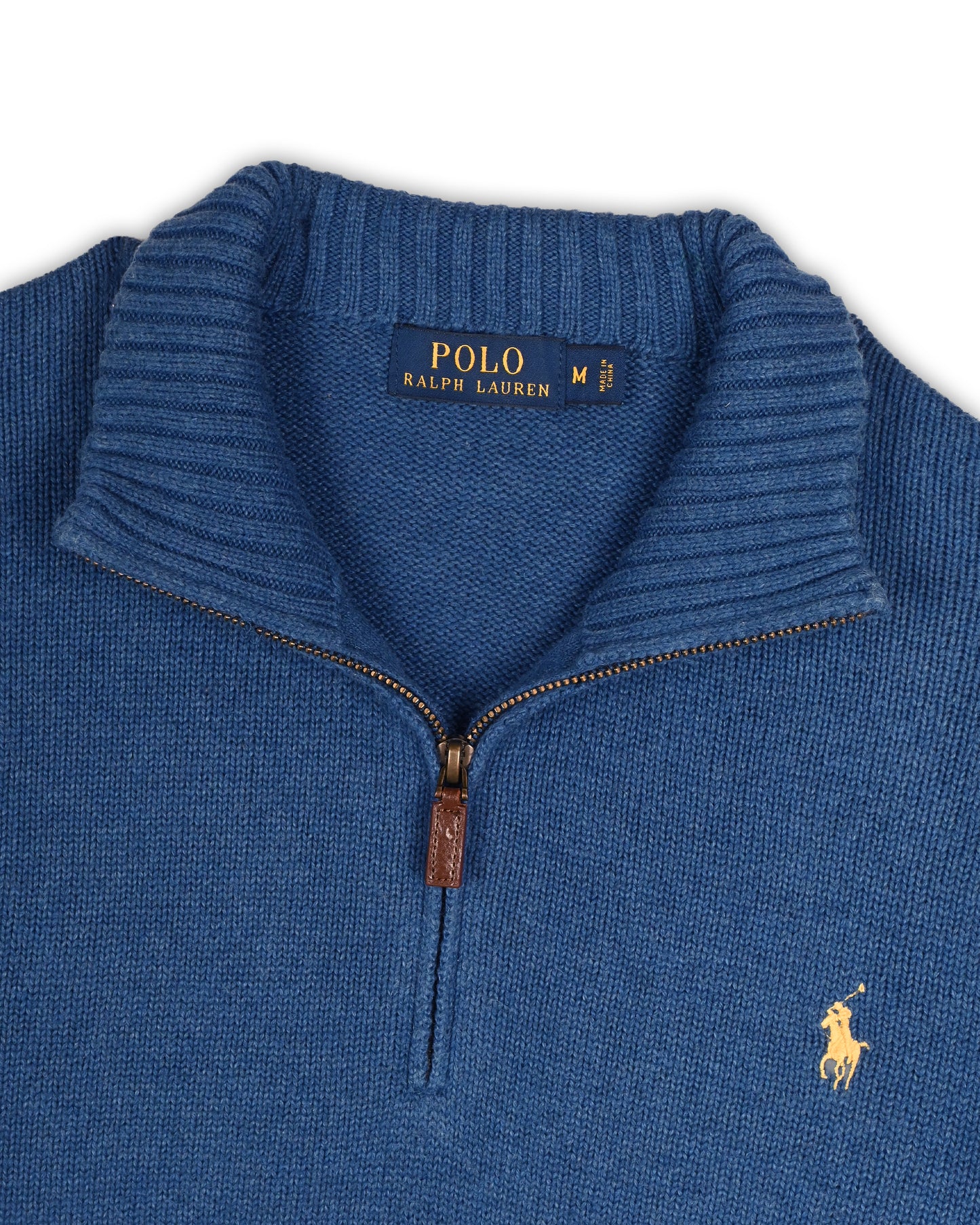 POLO RALPH LAUREN QUARTER-ZIP KNIT - M