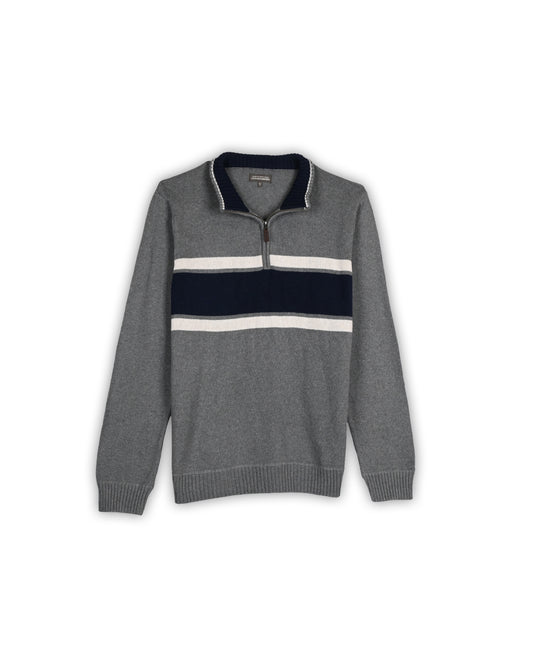 DENVER HAYES QUARTER-ZIP KNIT - XL