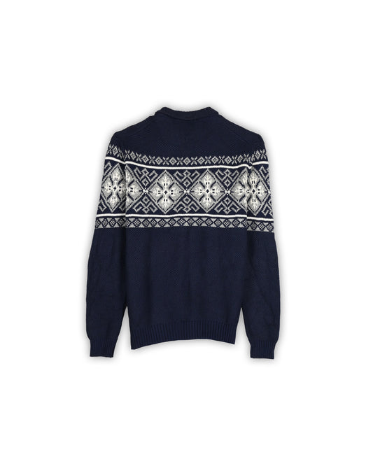IZOD QUARTER-ZIP KNIT - XL