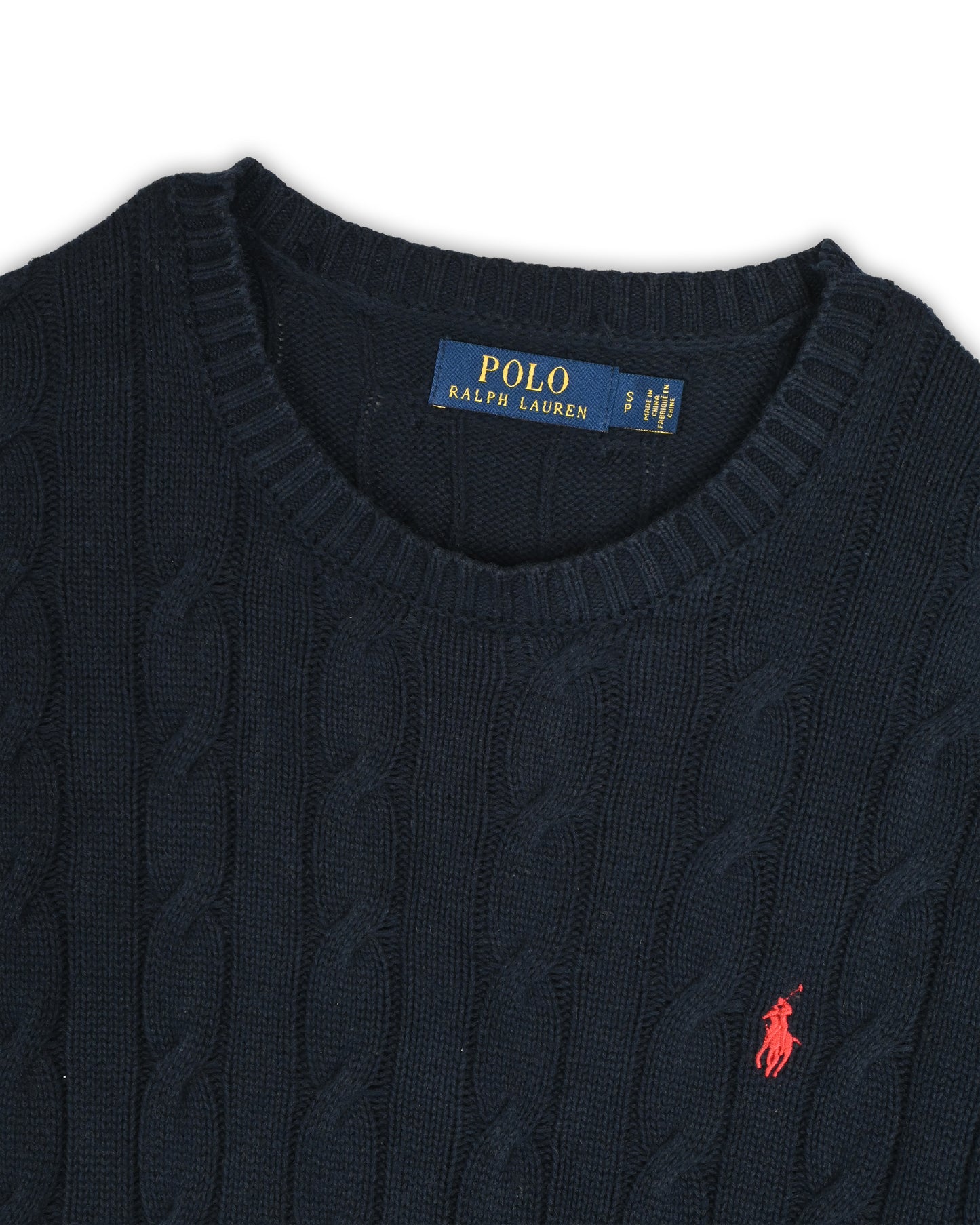 POLO RALPH LAUREN CABLE KNIT - S