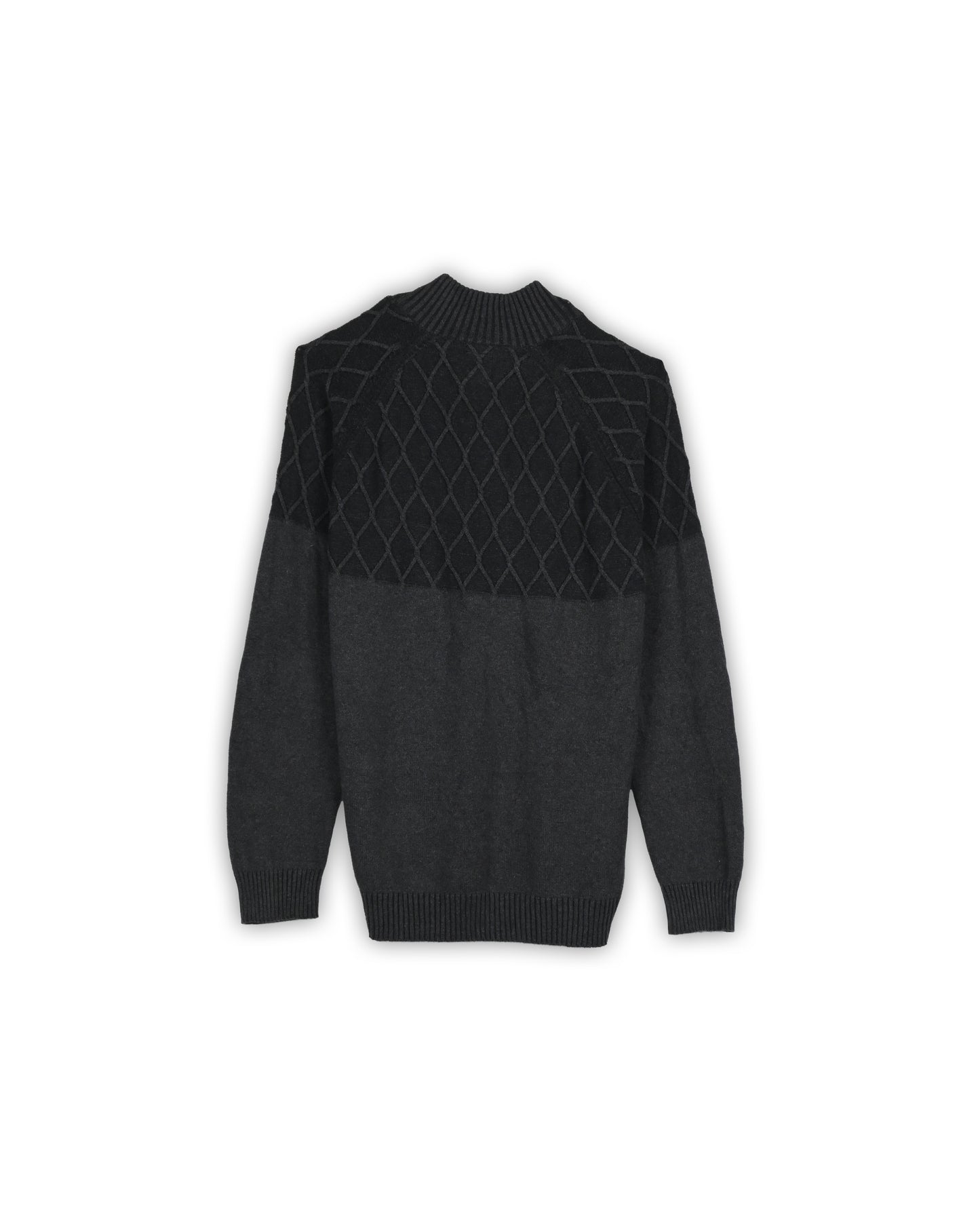 VINTAGE BAR QUARTER-ZIP KNIT - XXL
