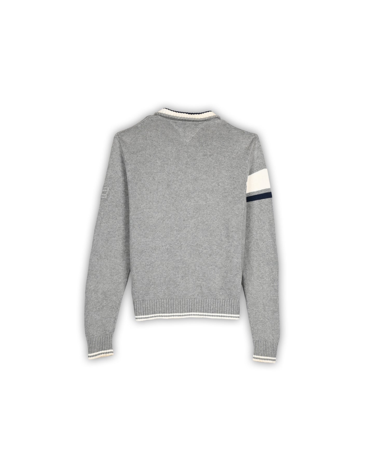 TOMMY HILFIGER ZIPPER SWEATER - XS