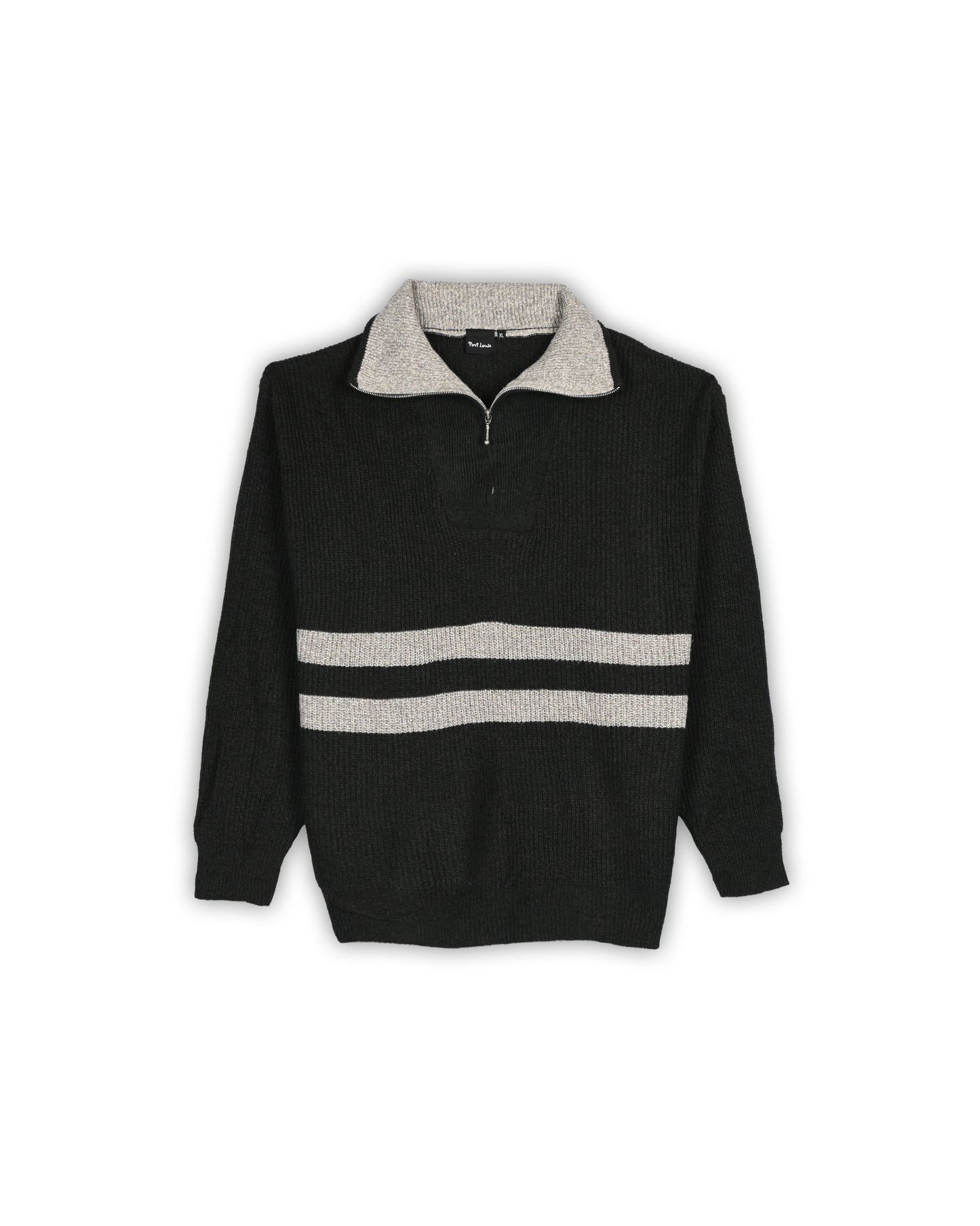 PORT LOUIS QUARTER-ZIP KNIT - XL