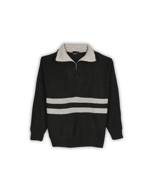 PORT LOUIS QUARTER-ZIP KNIT - XL