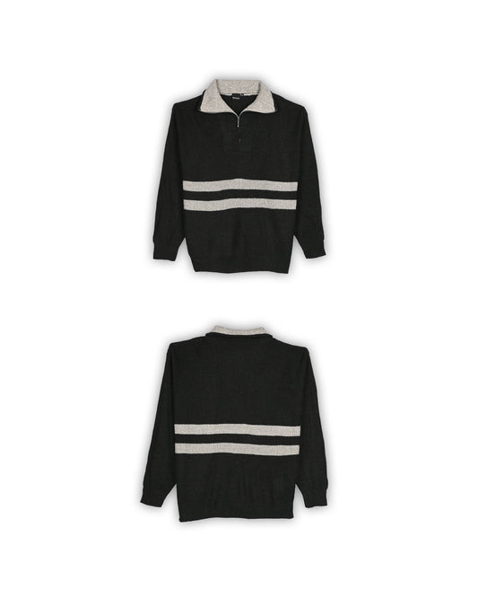 PORT LOUIS QUARTER-ZIP KNIT - XL