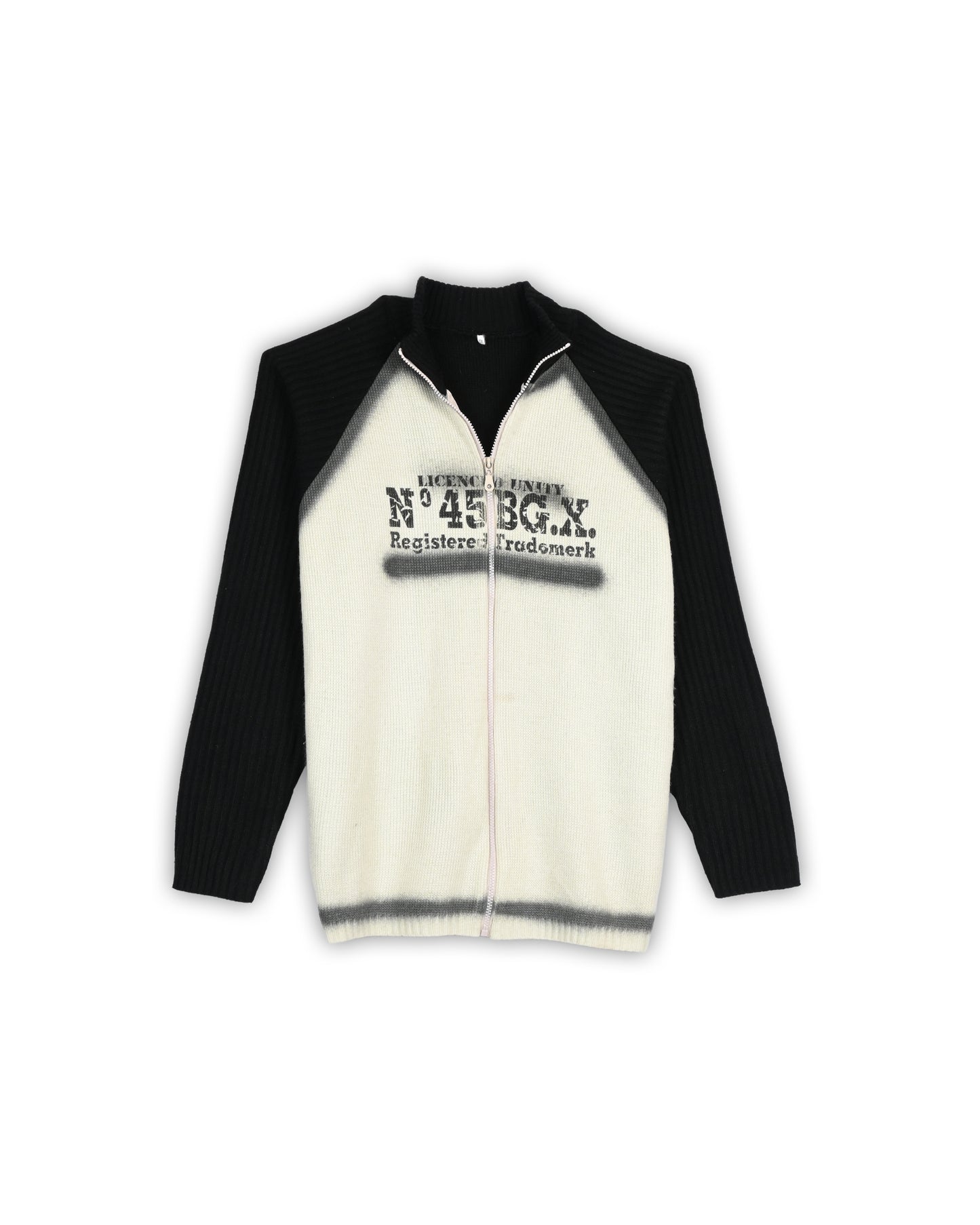 VINTAGE ZIPPER SWEATER - XXL