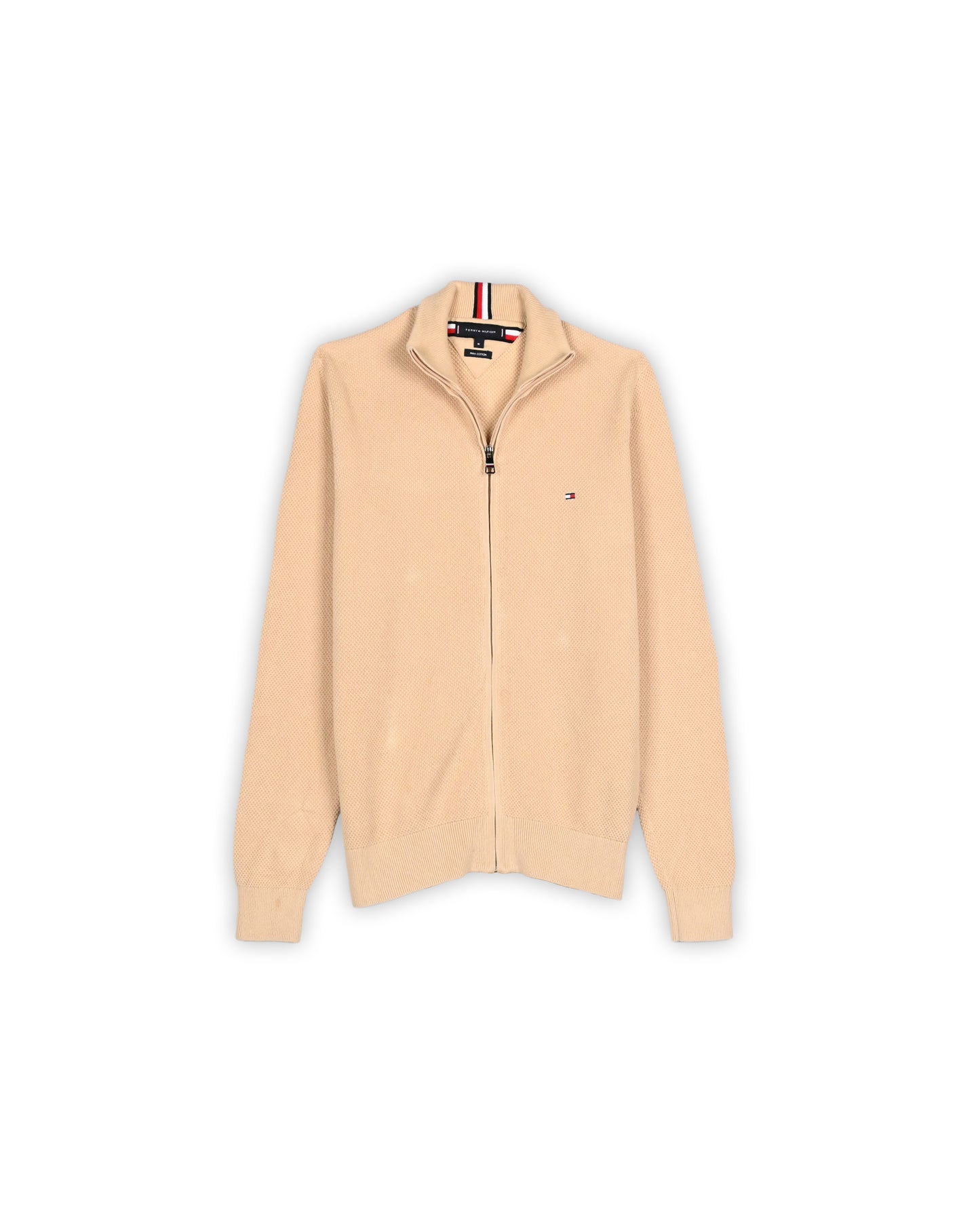 TOMMY HILFIGER ZIPPER SWEATER - M