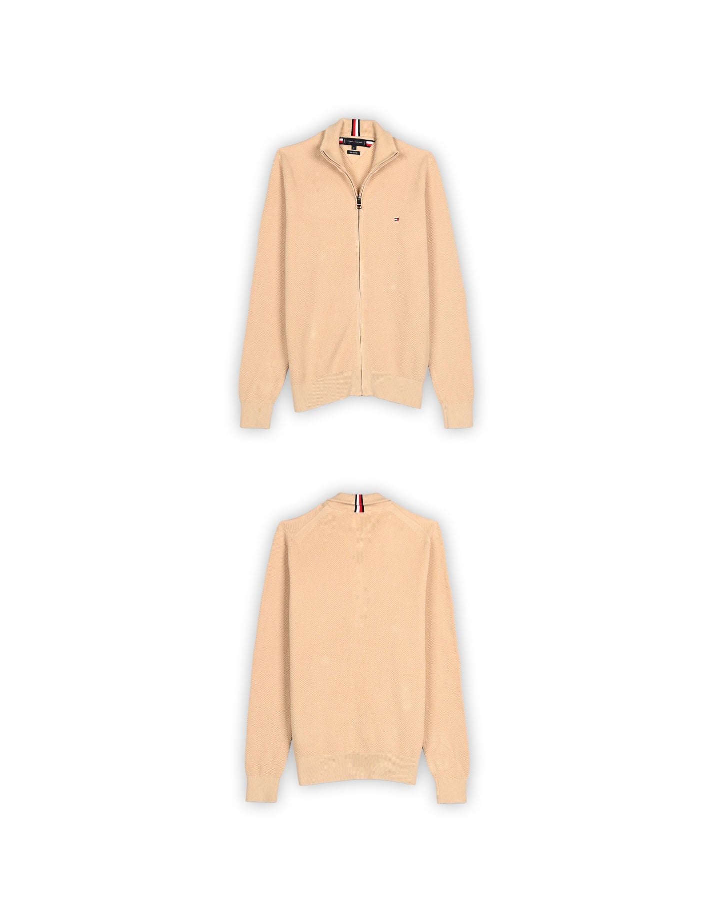 TOMMY HILFIGER ZIPPER SWEATER - M