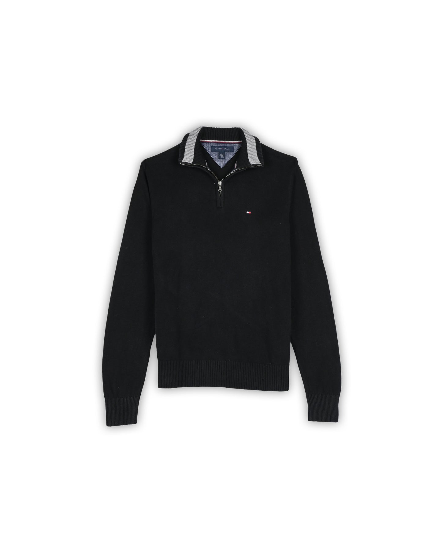 TOMMY HILFIGER QUARTER-ZIP KNIT - M