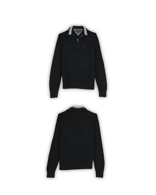 TOMMY HILFIGER QUARTER-ZIP KNIT - M