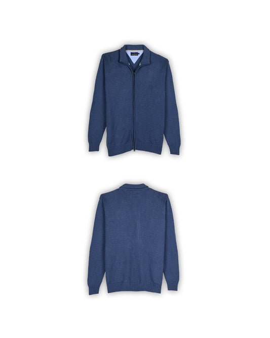DANIEL HECHTER ZIPPER SWEATER - XL