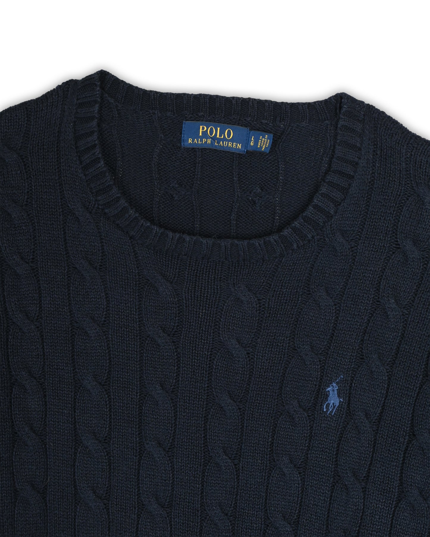 POLO RALPH LAUREN CABLE KNIT - L