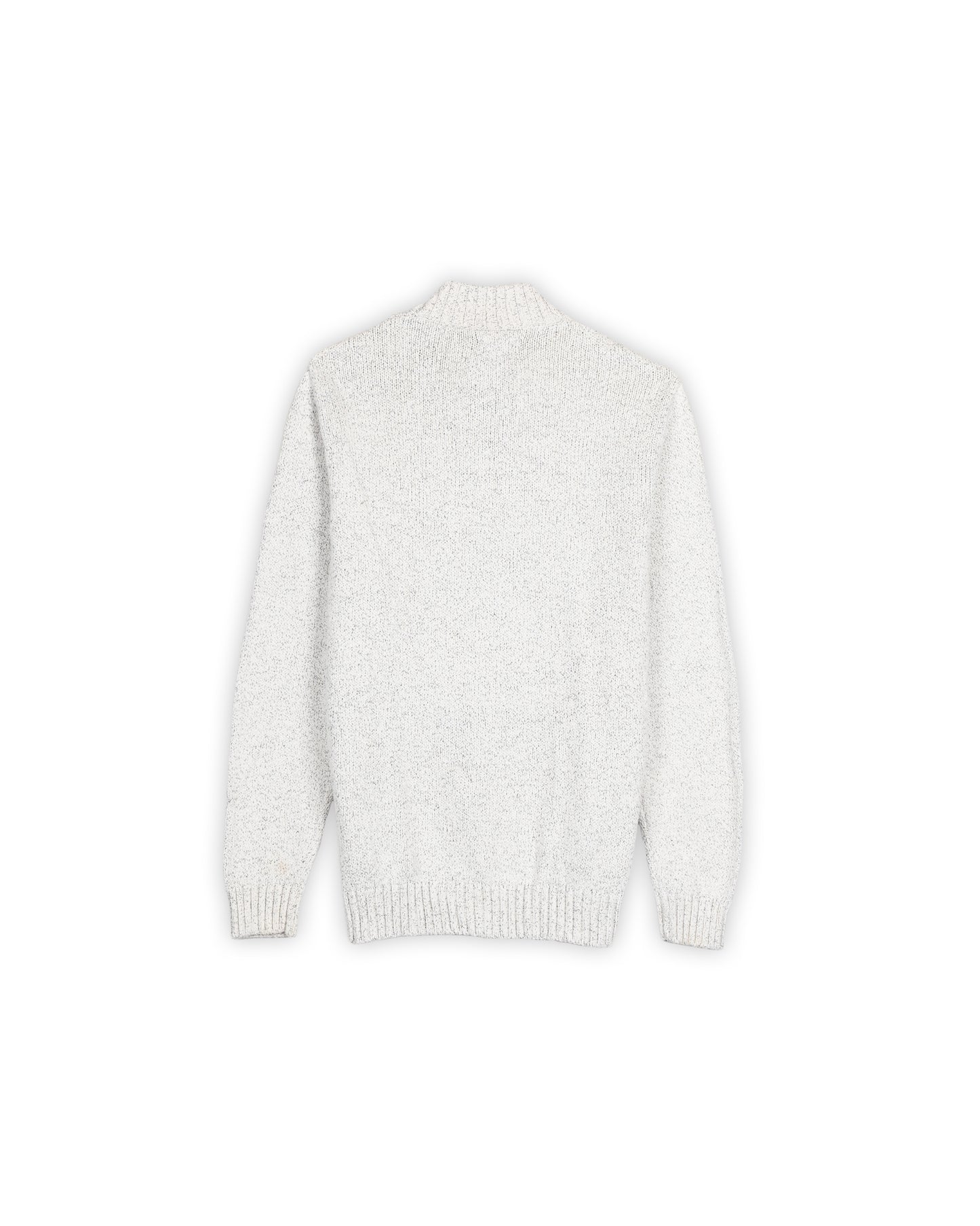 CHAPS QUARTER-ZIP KNIT - M