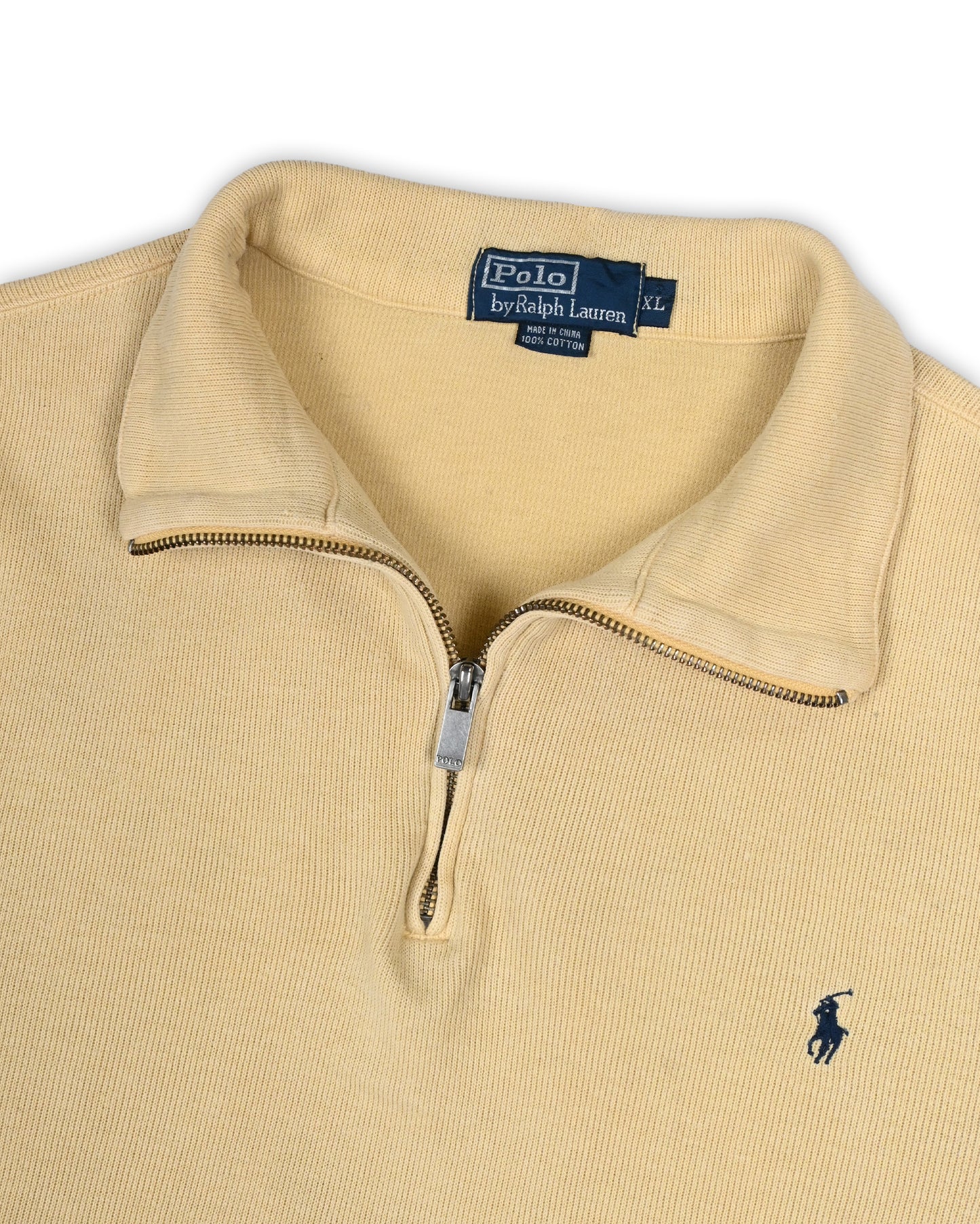 POLO RALPH LAUREN QUARTER-ZIP KNIT - XL