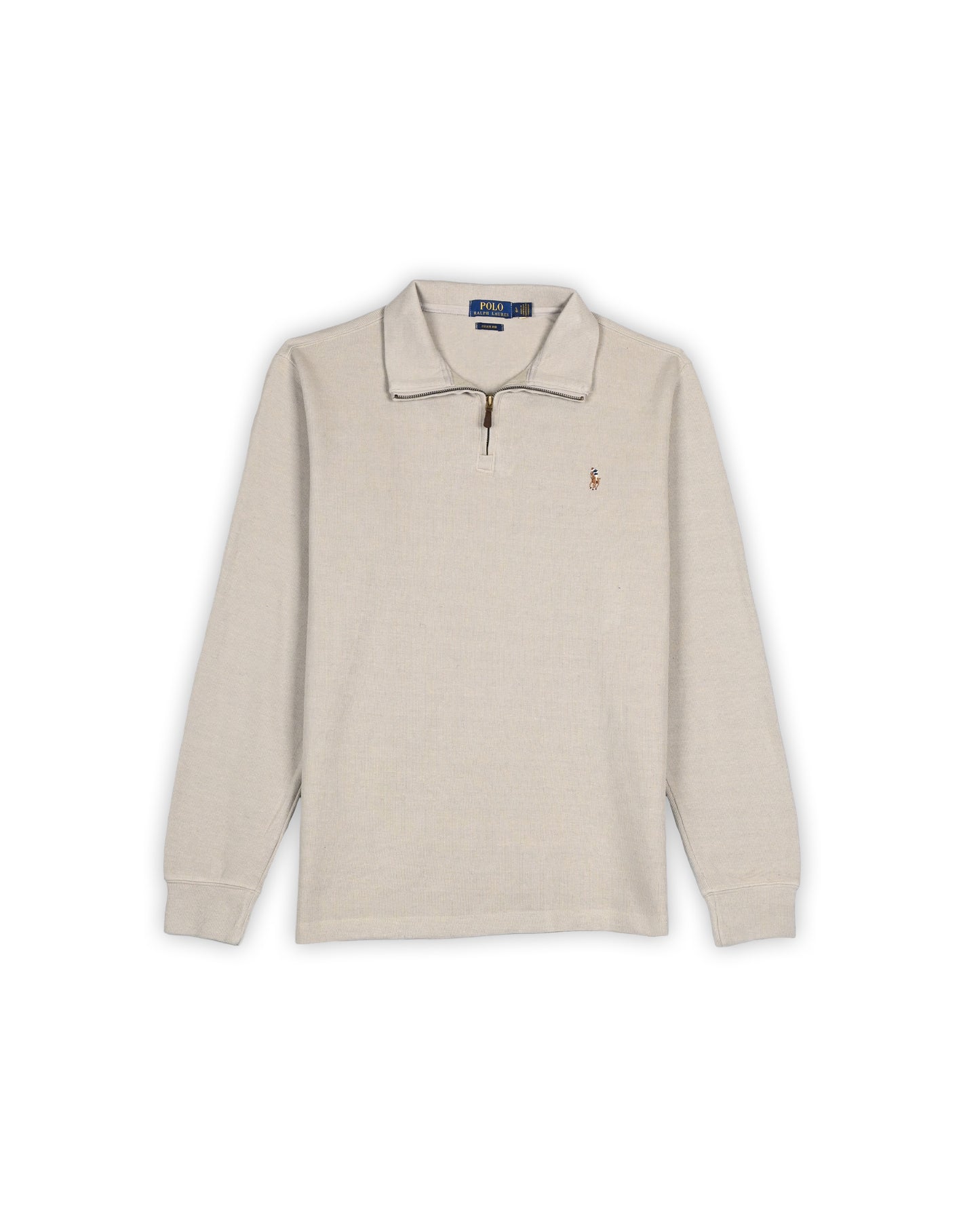 POLO RALPH LAUREN QUARTER-ZIP KNIT - L