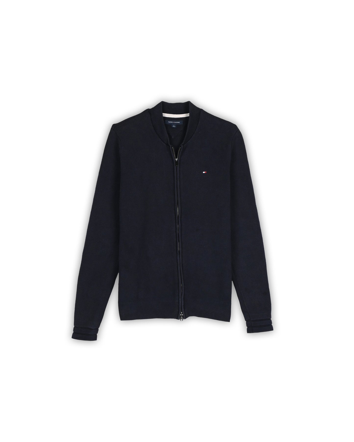 TOMMY HILFIGER ZIPPER SWEATER - M