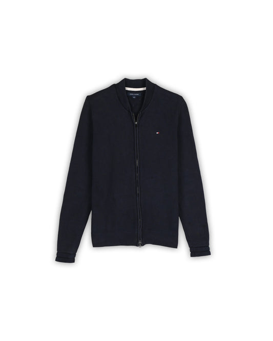 TOMMY HILFIGER ZIPPER SWEATER - M