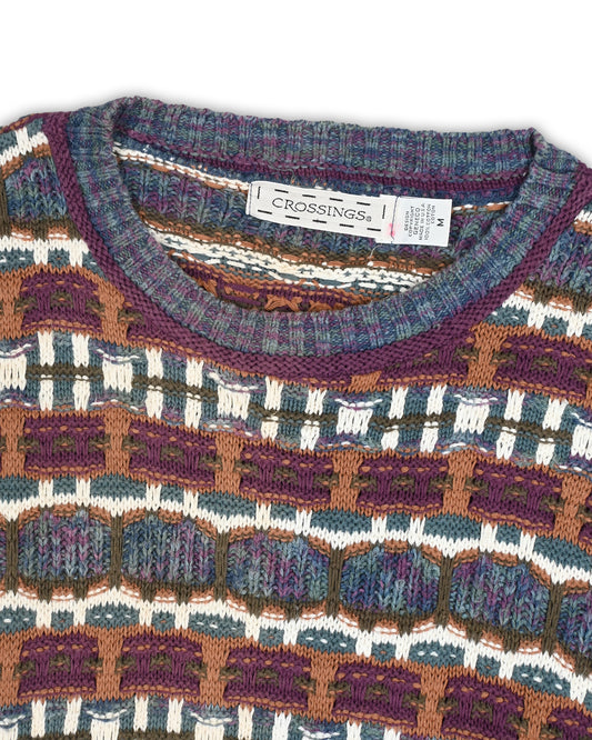 90'S CROSSINGS SWEATER - M