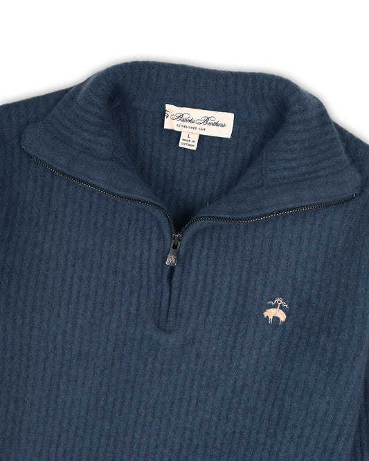 BROOKS BROTHERS WOMEN'S QUARTER-ZIP - L