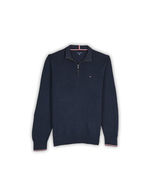 TOMMY HILFIGER QUARTER-ZIP KNIT - XL