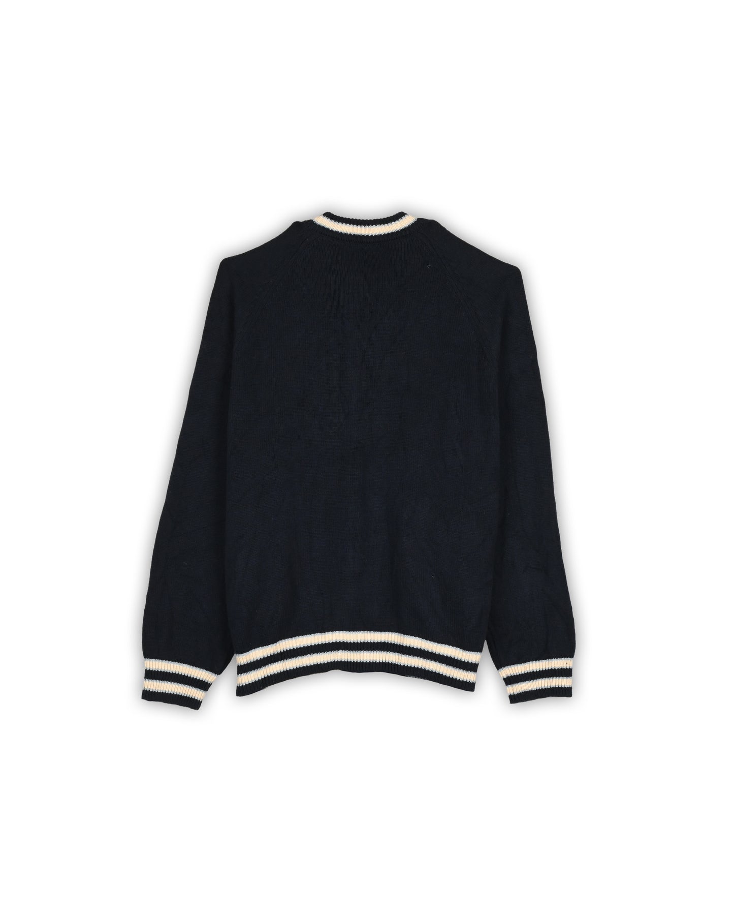GUESS ZIPPER SWEATER - L