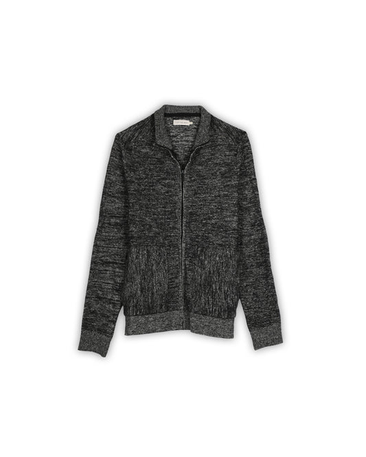 CALVIN KLEIN JEANS ZIPPER SWEATER - M