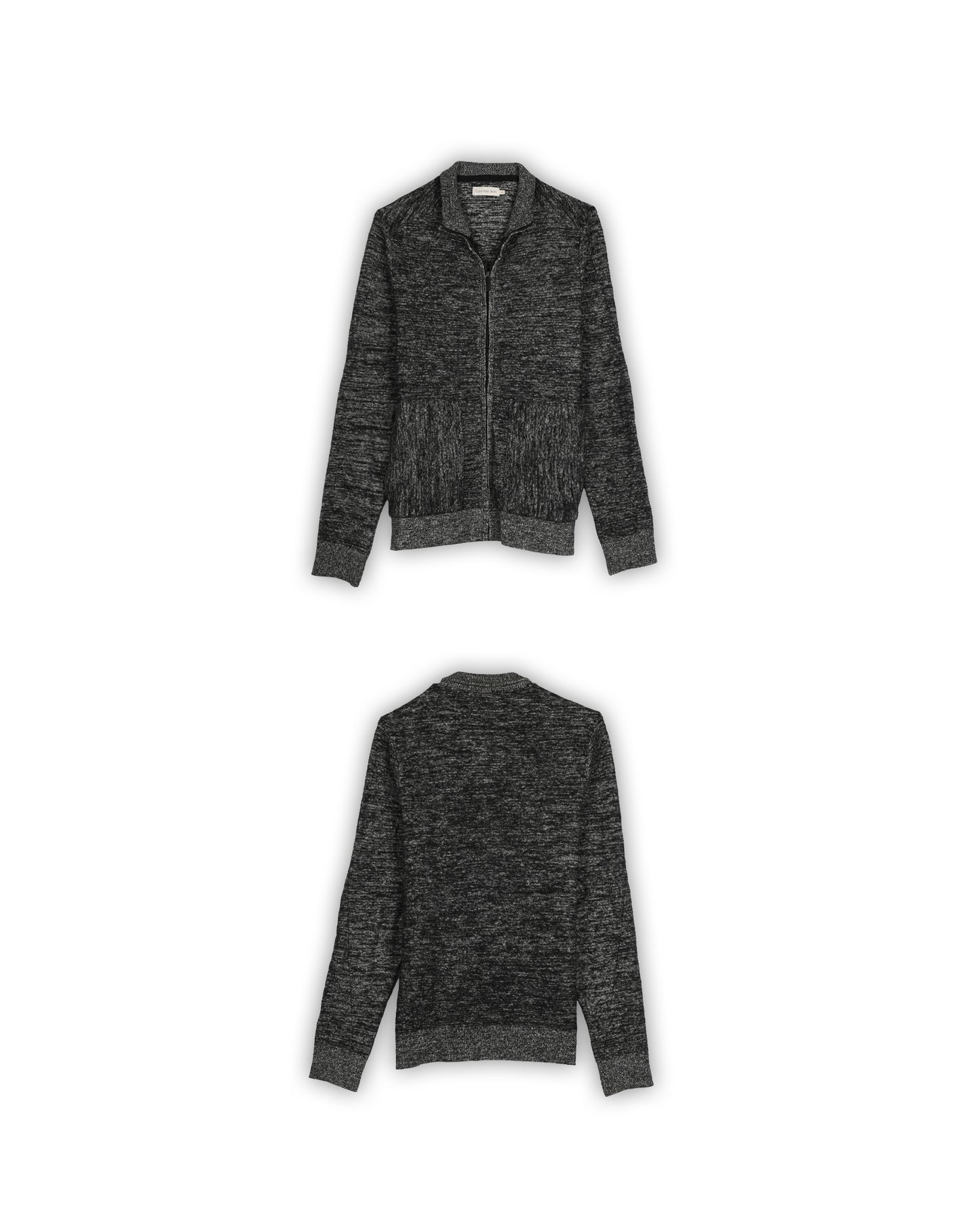 CALVIN KLEIN JEANS ZIPPER SWEATER - M