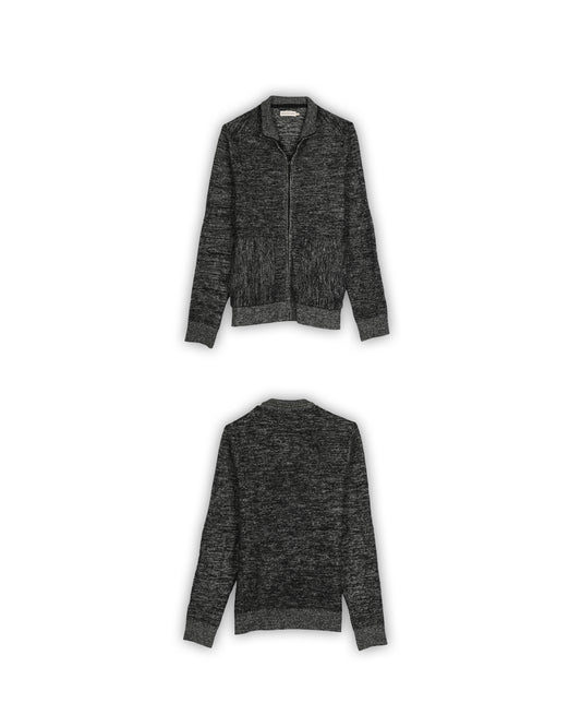 CALVIN KLEIN JEANS ZIPPER SWEATER - M