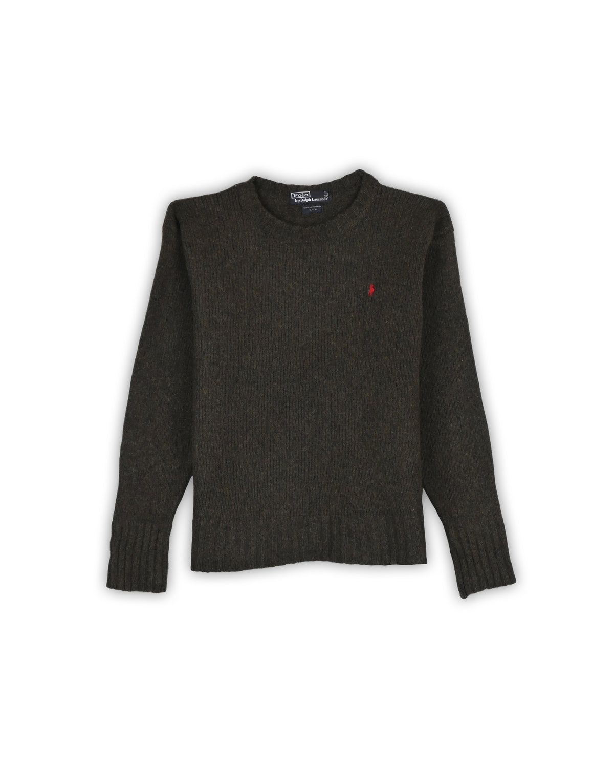 POLO RALPH LAUREN LAMBSWOOL SWEATER - S