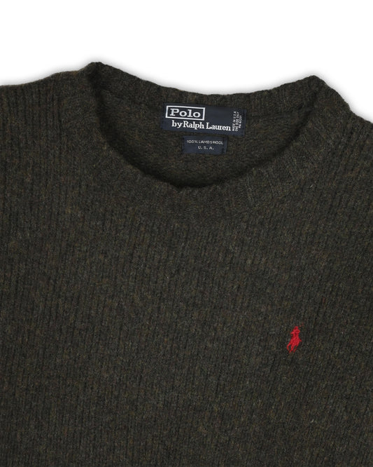 POLO RALPH LAUREN LAMBSWOOL SWEATER - S