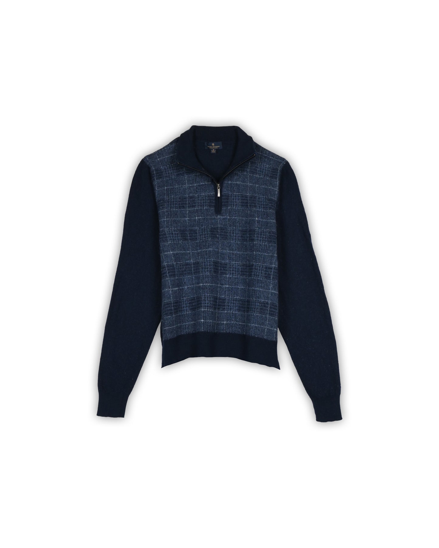 BROOKS BROTHERS QUARTER-ZIP KNIT - M