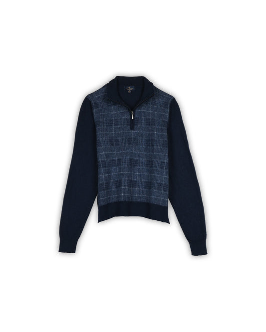 BROOKS BROTHERS QUARTER-ZIP KNIT - M