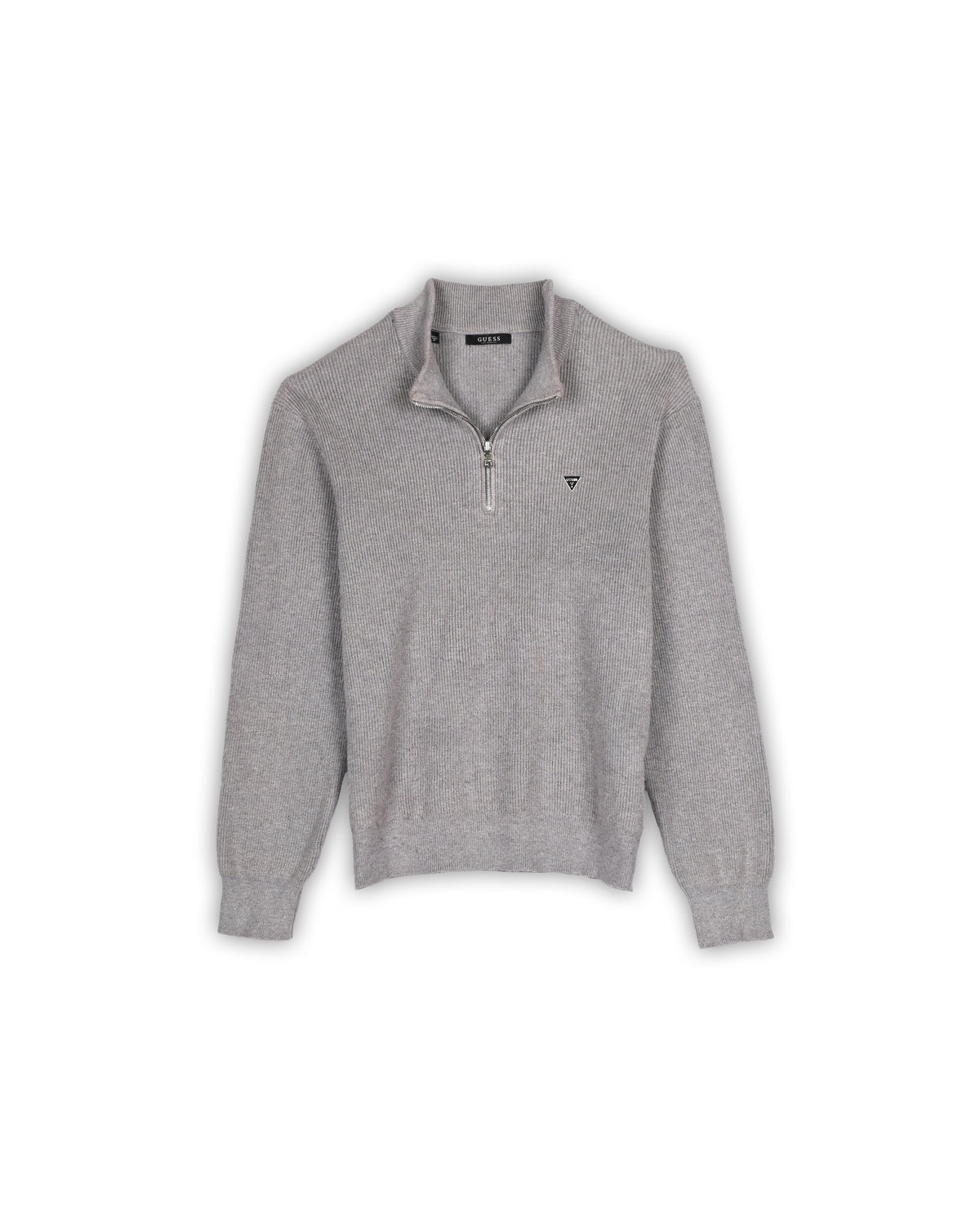 GUESS QUARTER-ZIP KNIT - S