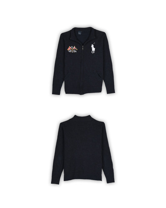 POLO RALPH LAUREN ZIPPER SWEATER - M