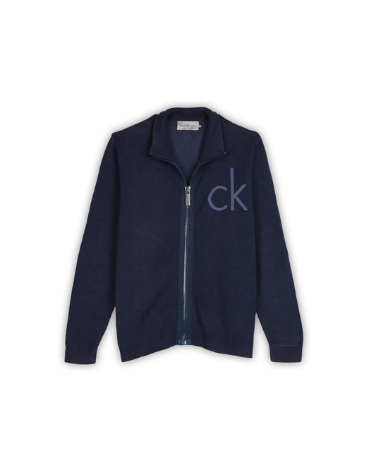 CALVIN KLEIN JEANS ZIPPER SWEATER - XL