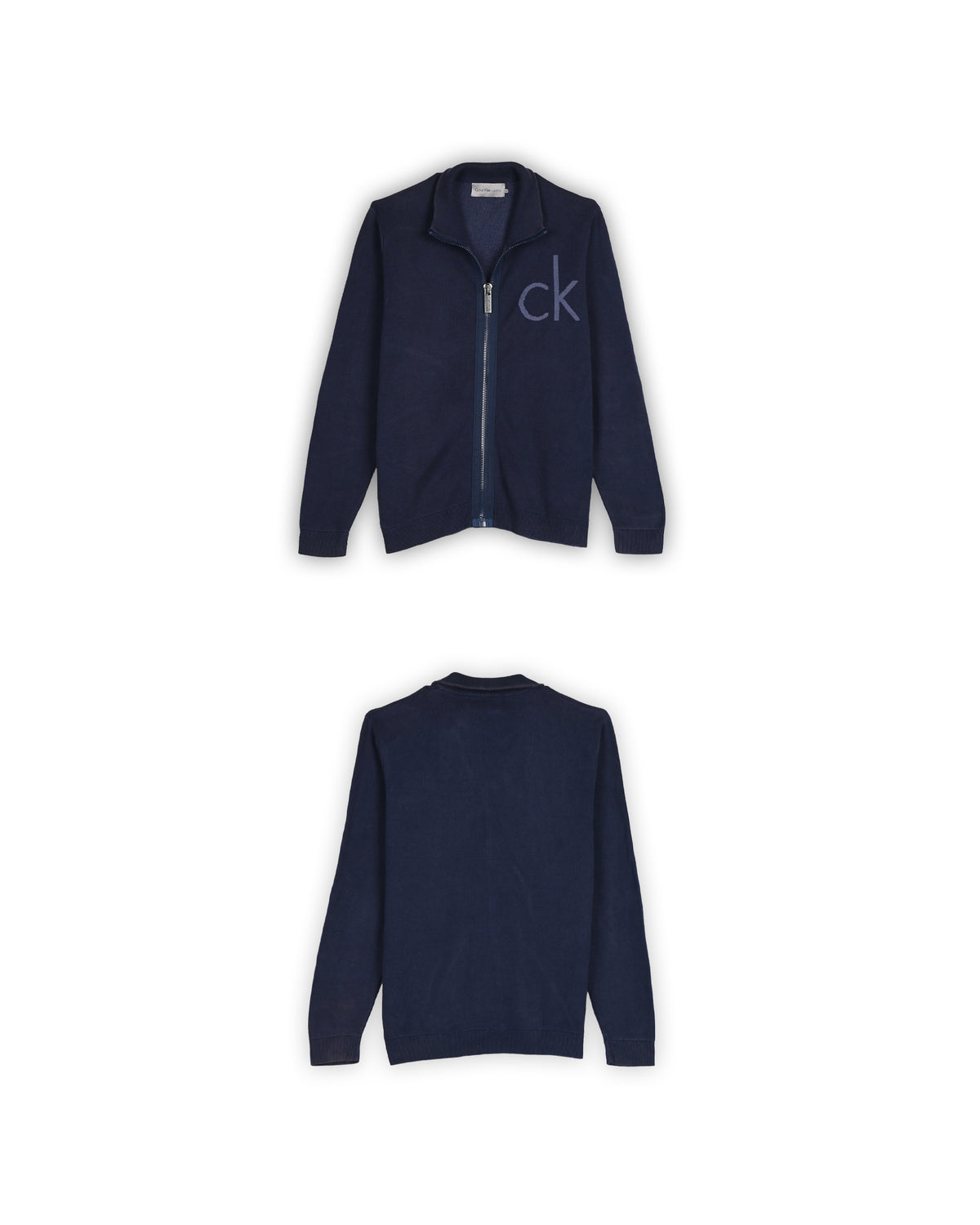 CALVIN KLEIN JEANS ZIPPER SWEATER - XL