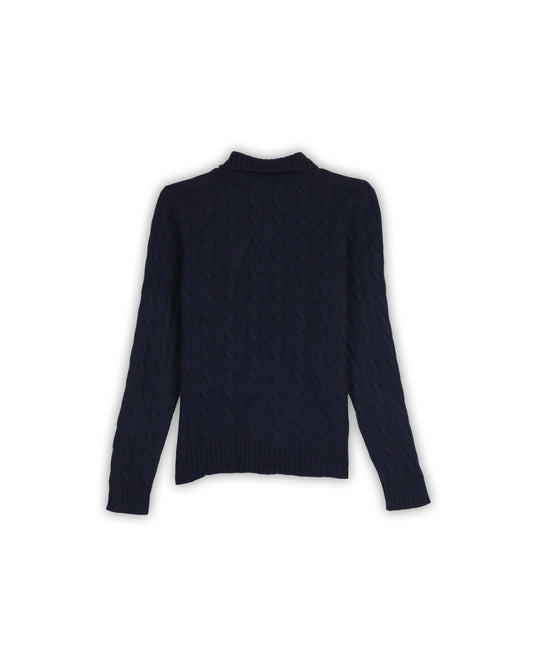 POLO RALPH LAUREN QUARTER-ZIP KNIT - M