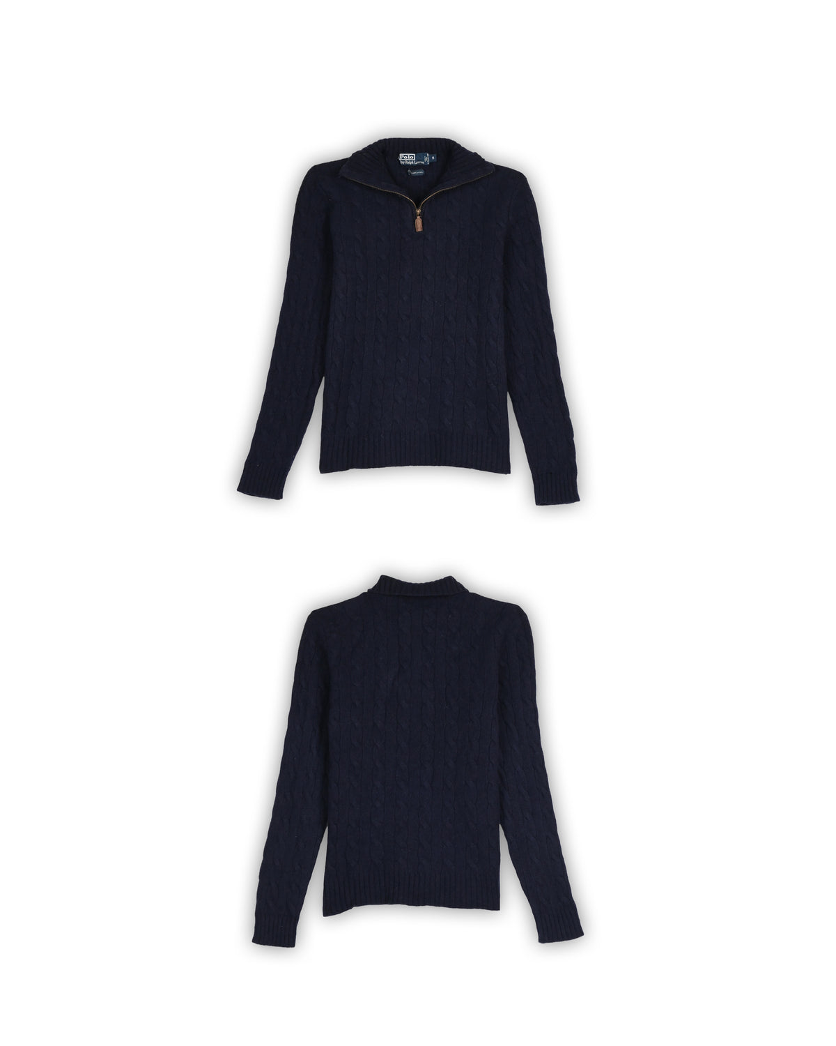 POLO RALPH LAUREN QUARTER-ZIP KNIT - M