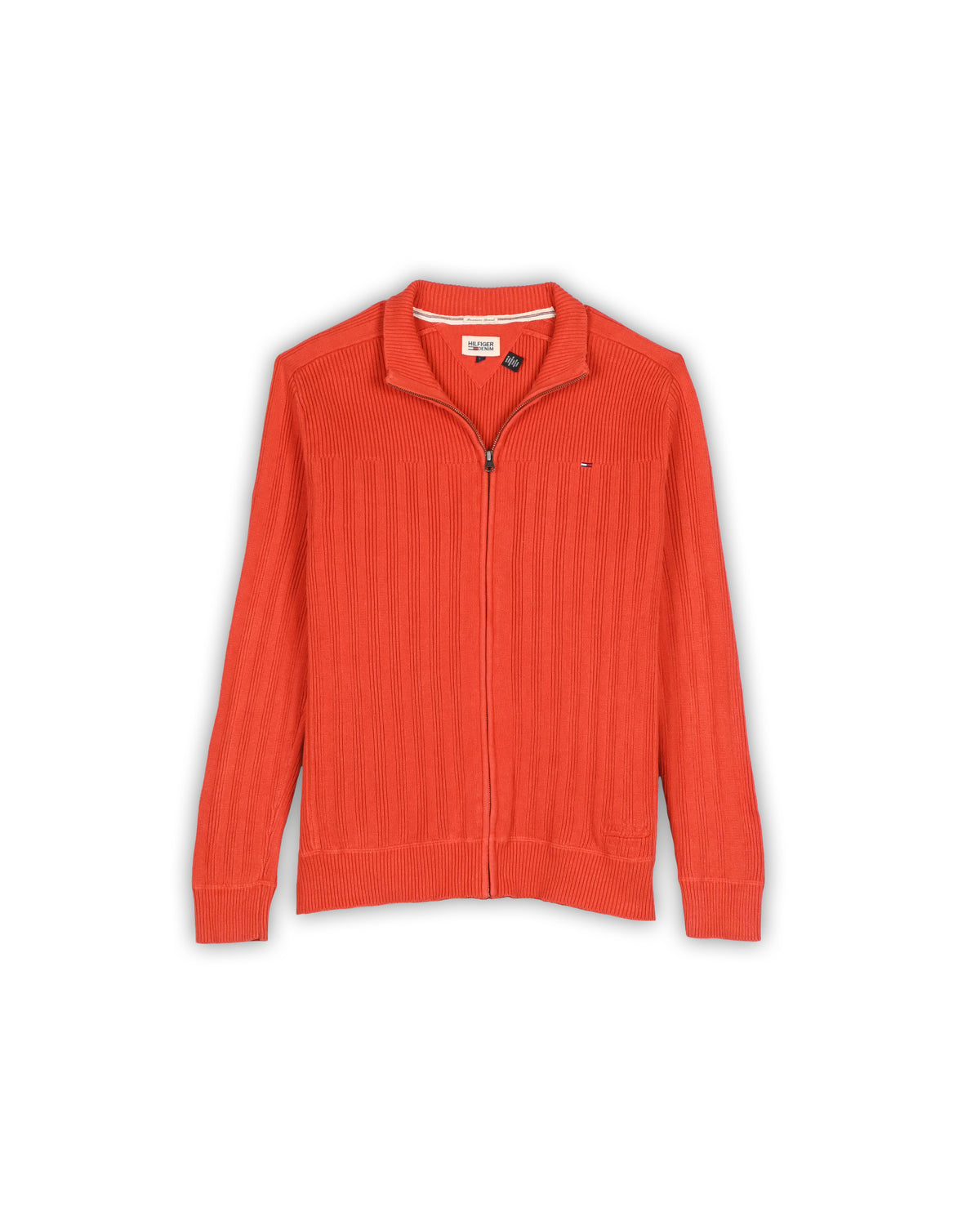 TOMMY HILFIGER ZIPPER SWEATER - XL