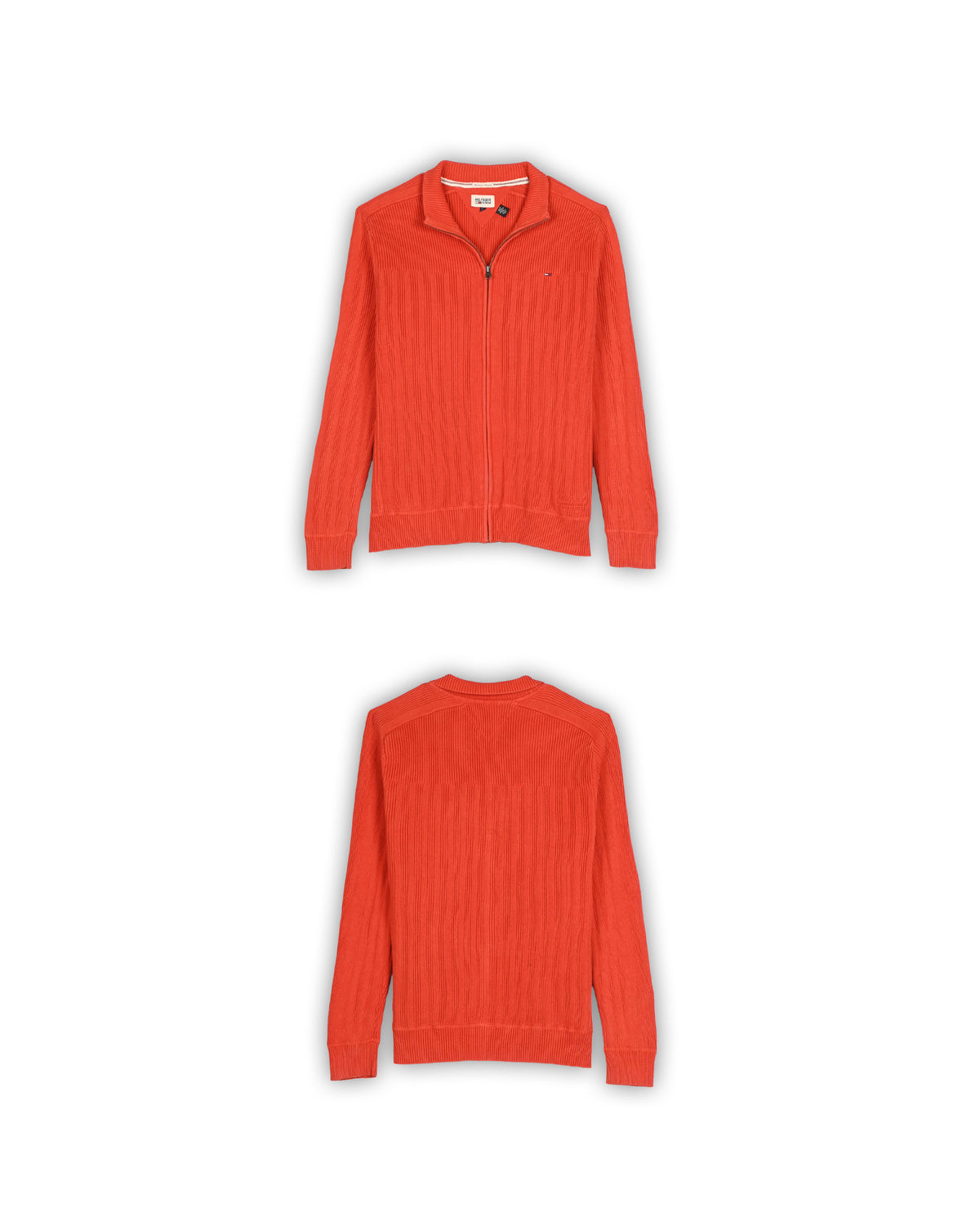 TOMMY HILFIGER ZIPPER SWEATER - XL