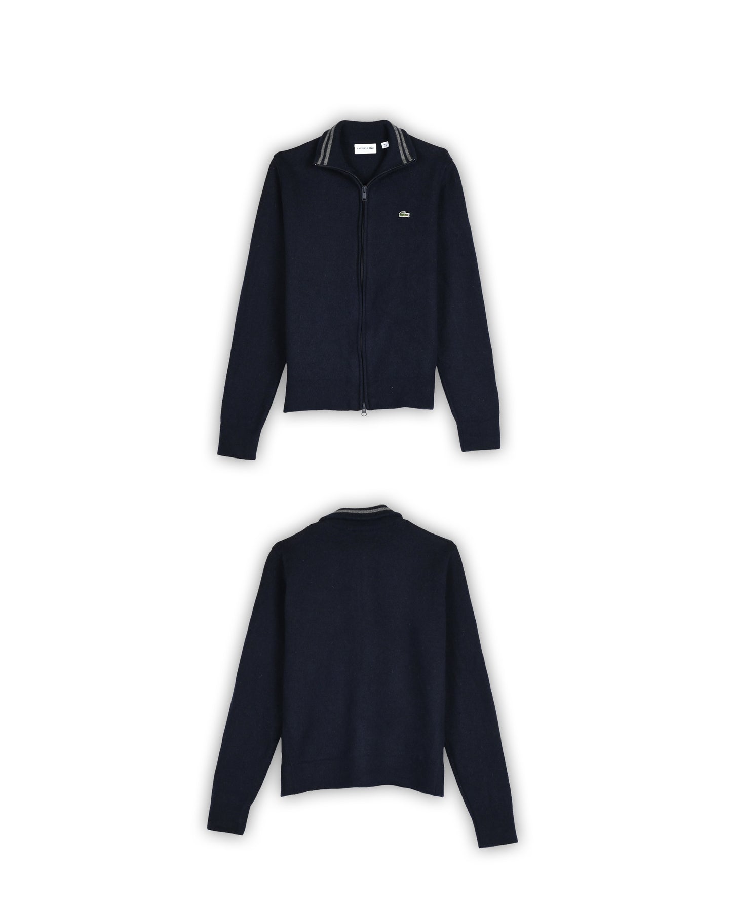 LACOSTE ZIPPER SWEATER - S