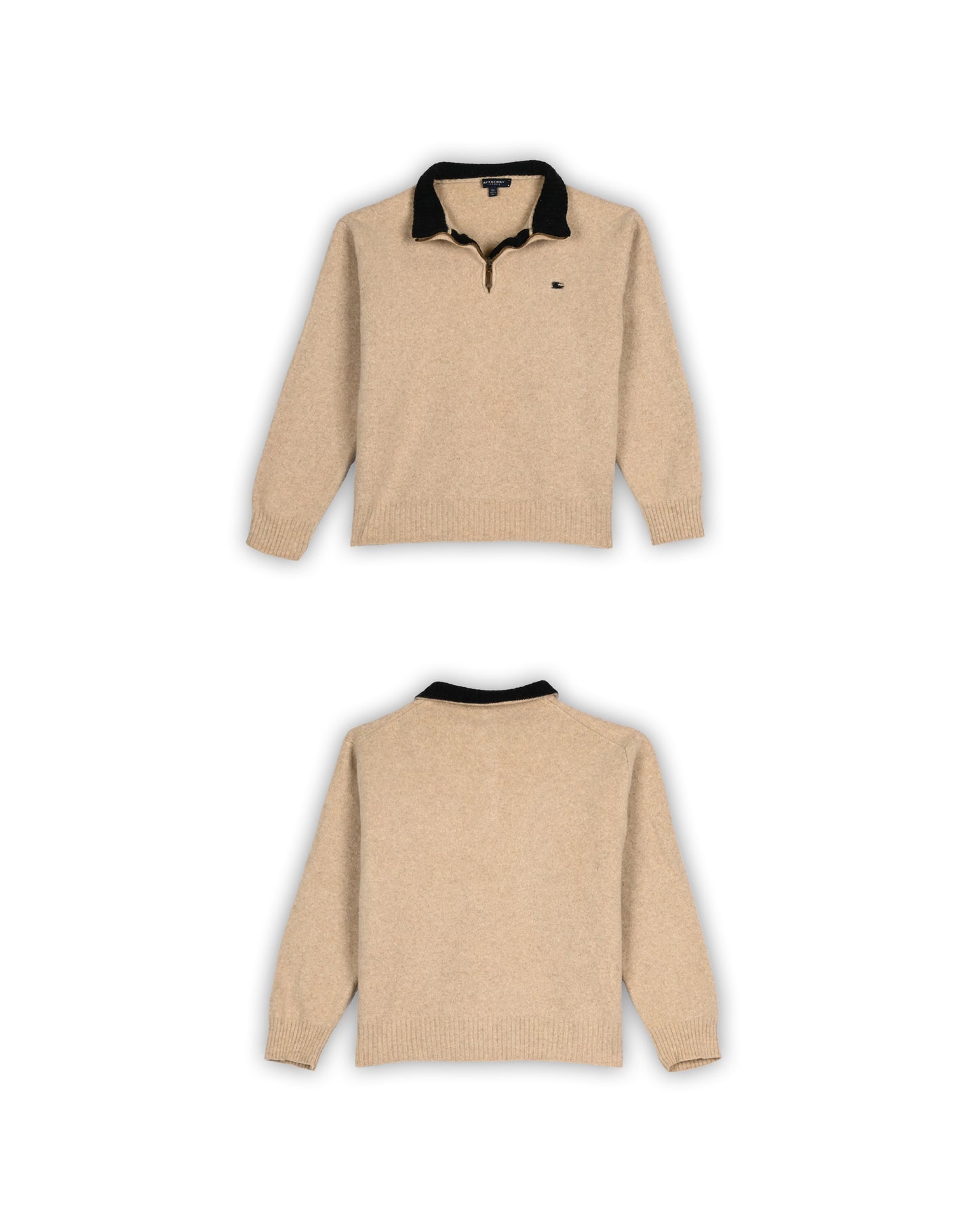 BURBERRY WOMEN'S QUARTER-ZIP KNIT - XL