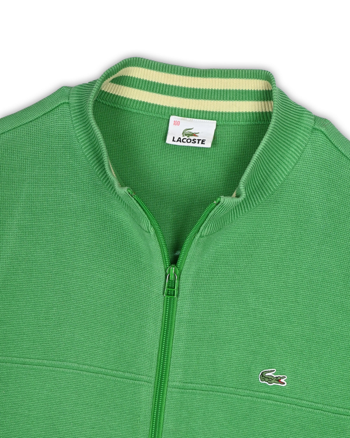 LACOSTE ZIPPER SWEATER - M