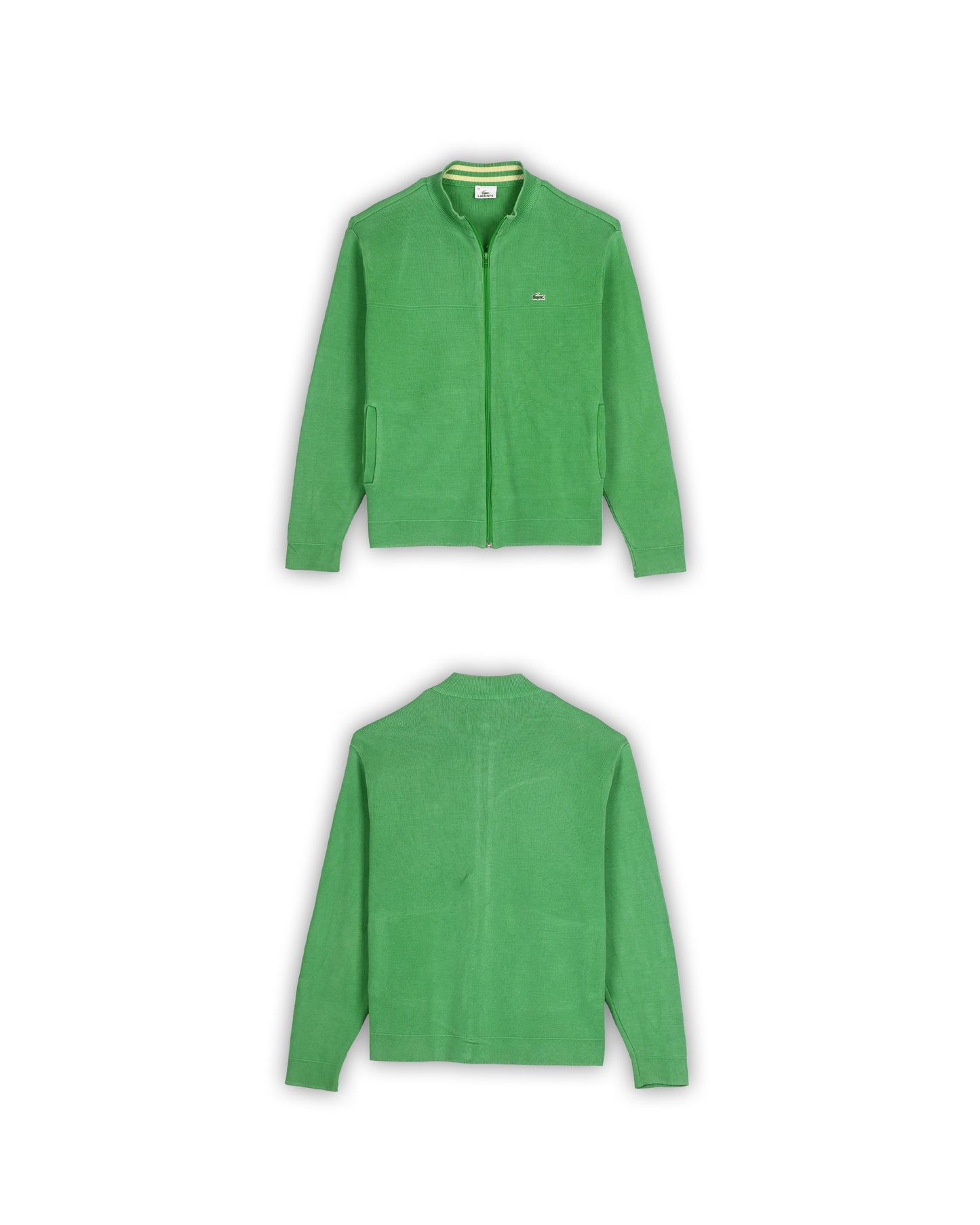 LACOSTE ZIPPER SWEATER - M